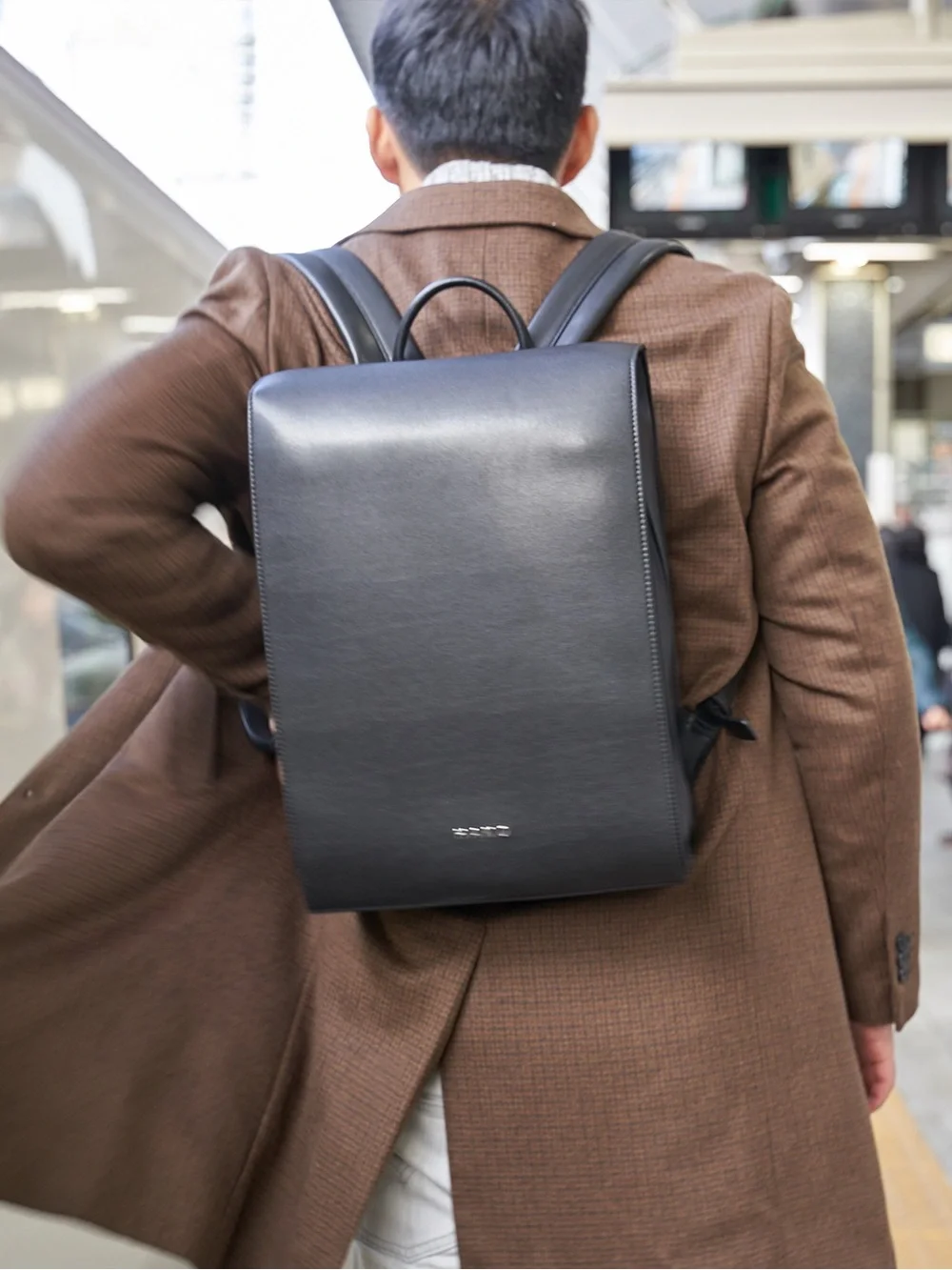 Hako One Randoseru Backpack – Classic Black Vegan Leather (NEW) - Picture 2 of 10